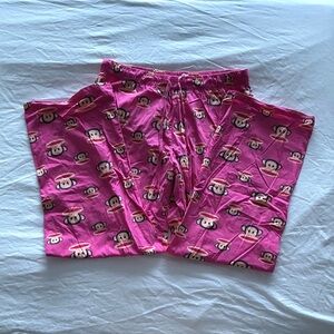 Paul frank dark pink pyjama pants